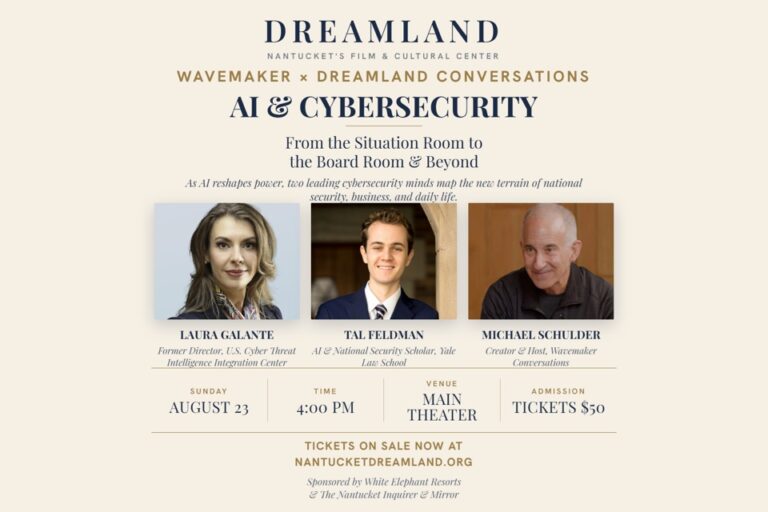 Wavemaker Conversation With Laura Galante and Tal Feldman Nantucket's Dreamland Theater