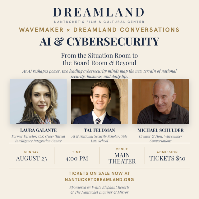 Wavemaker Conversation With Laura Galante and Tal Feldman Nantucket's Dreamland Theater