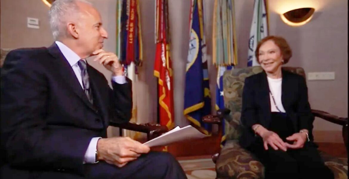 Rosalynn Carter and Michael Schulder