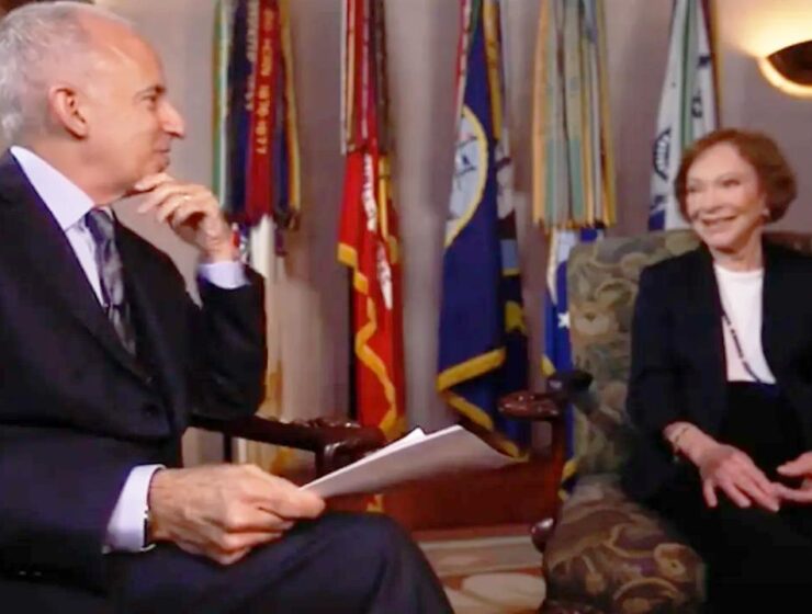 Rosalynn Carter and Michael Schulder