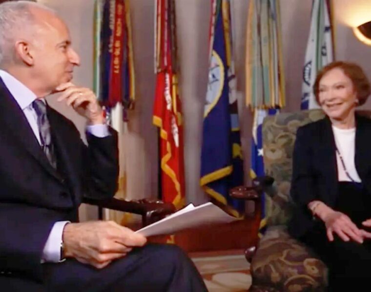 Rosalynn Carter and Michael Schulder